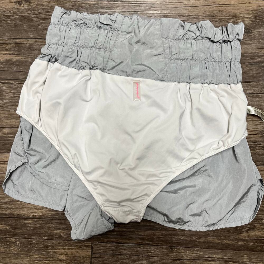 FP Movement The Way Home Shorts Gray High Rise Athletic Running Free People L - Picture 7 of 9